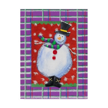 Claudia Interrante 'Happy Snowman In Boots' Canvas Art,24x32